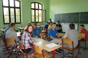 Klassenraum Sekundarschule in Nienburg/Saale