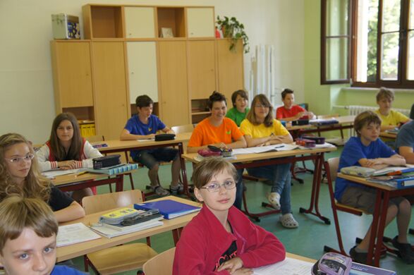 Klassenraum Sekundarschule in Nienburg/Saale